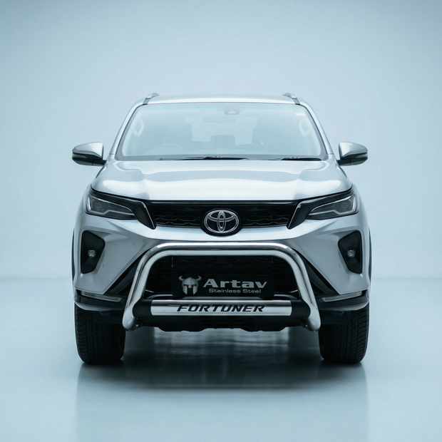 Artav Toyota Fortuner Nudge Bar Stainless - Fits Facelift VX Model 2023
