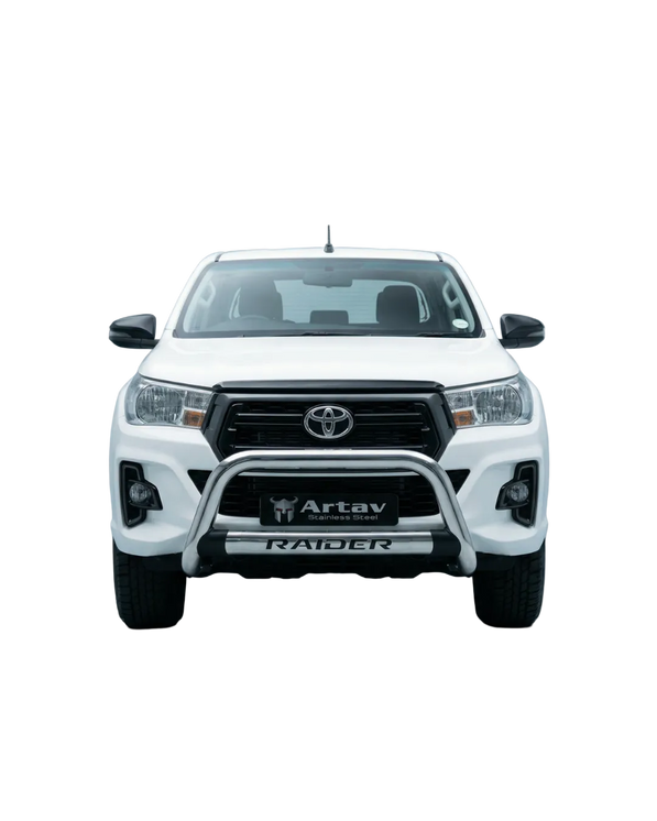 Artav Toyota Hilux Nudge Bar Stainless (PDC Friendly)