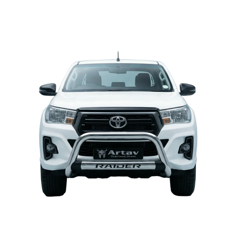Artav Toyota Hilux Nudge Bar Stainless (PDC Friendly)