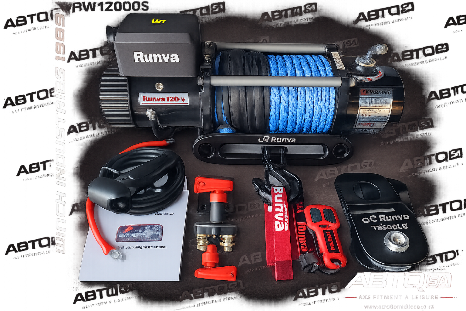 Runva EWX12000U 12V Winch – 12,000lb with Synthetic Rope