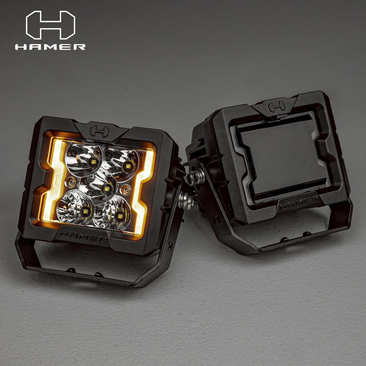 Hamer RUBY 4” LED Spot Lights | Off-Road Driving Lights for All Vehicles