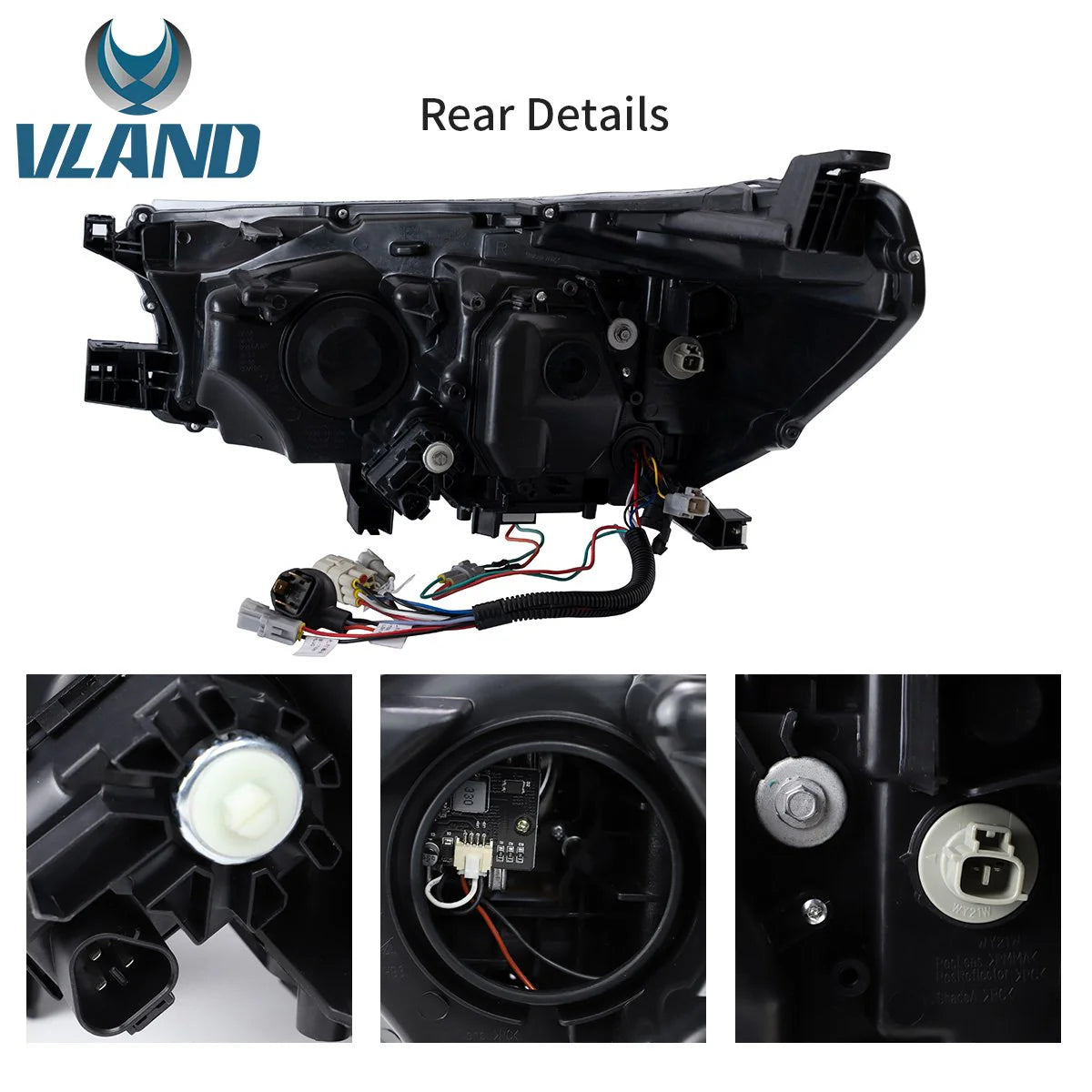 Toyota Hilux GD6 Vland LED Headlights (2016–2019) | Dual Lens Sequential Upgrade