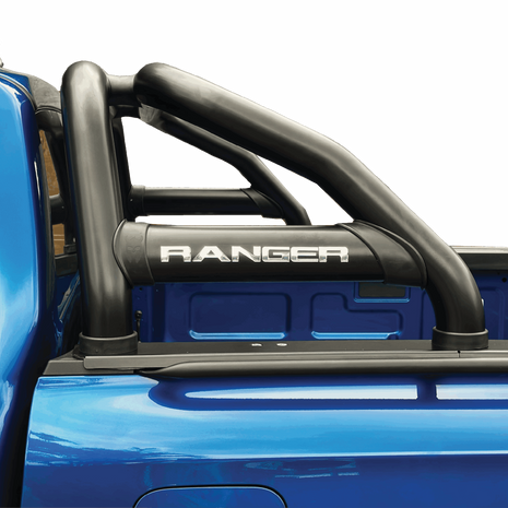 Artav Ford Ranger Next Gen Sports Bar w Oval Side Tubes Black - Fits Double Cab & Super Cab
Models (Fits Securi Lid & OEM Tonneau)