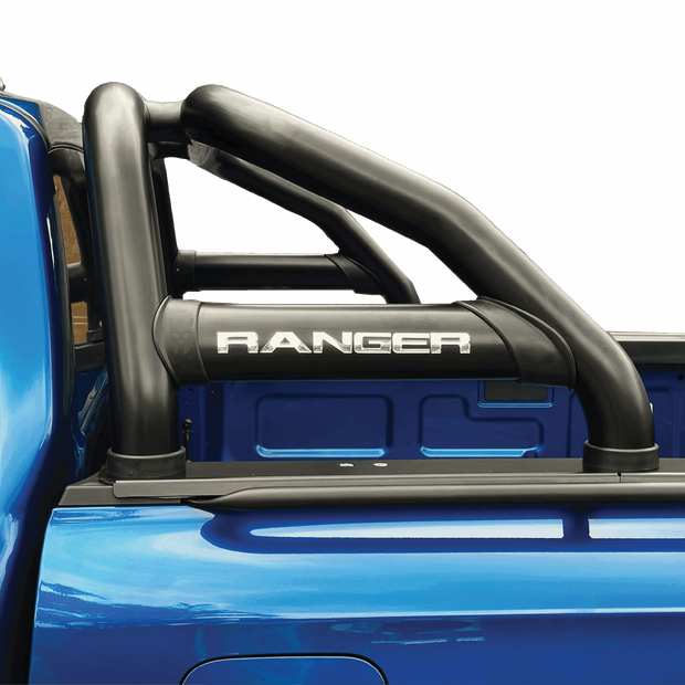 Artav Ford Ranger Next Gen Sports Bar w Oval Side Tubes Black - Fits Double Cab & Super Cab
Models (Fits Securi Lid & OEM Tonneau)