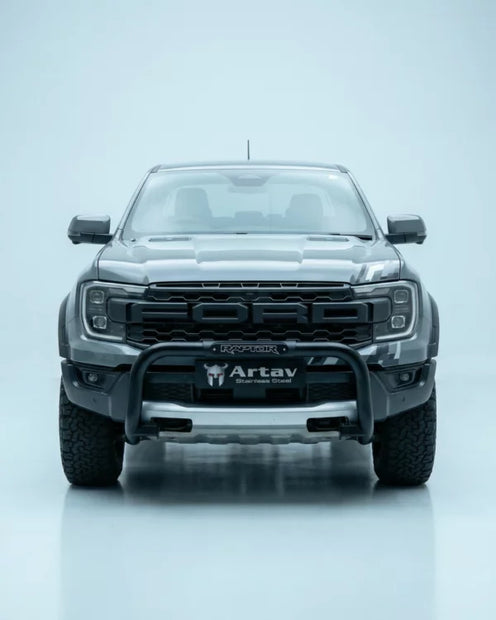 Artav Ford Ranger Raptor Nudge Bar Black Stainless 2019 - 2022