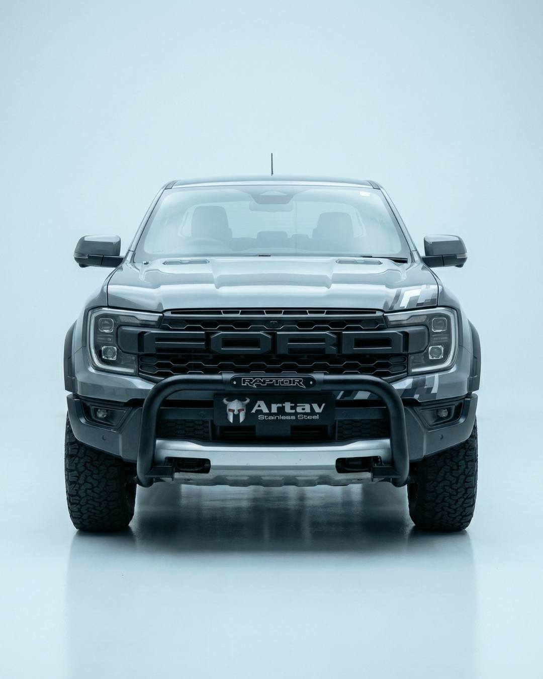 Artav Ford Raptor Next Gen Nudge Bar w RAPTOR Branding