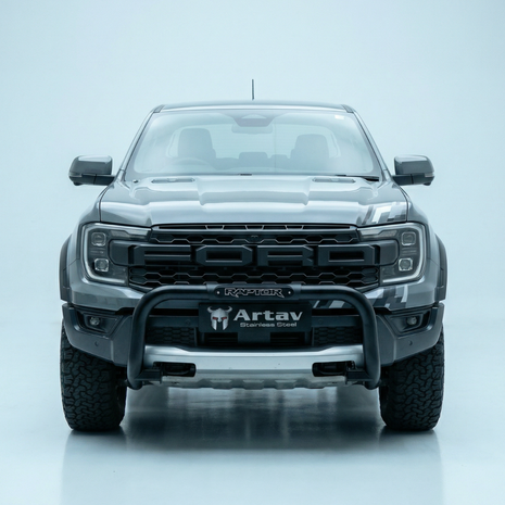 Artav Ford Raptor Next Gen Nudge Bar w RAPTOR Branding