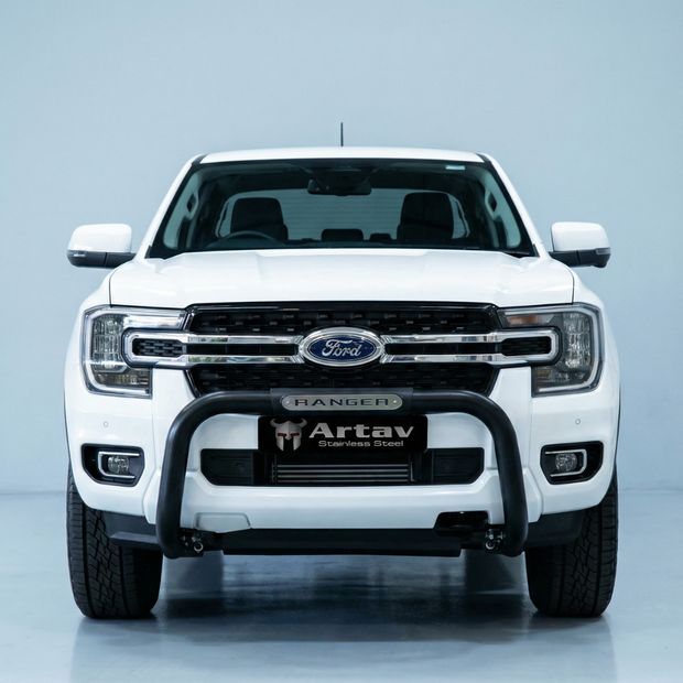 Artav Ford Ranger Next Gen PDC Nudge Bar Black (Fits all Models) (New Design)