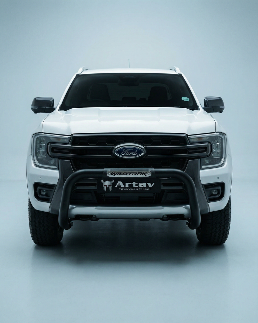 Artav Ford Ranger Next Gen Wildtrak PDC Nudge Bar Black (New Decal Design) (New Design)