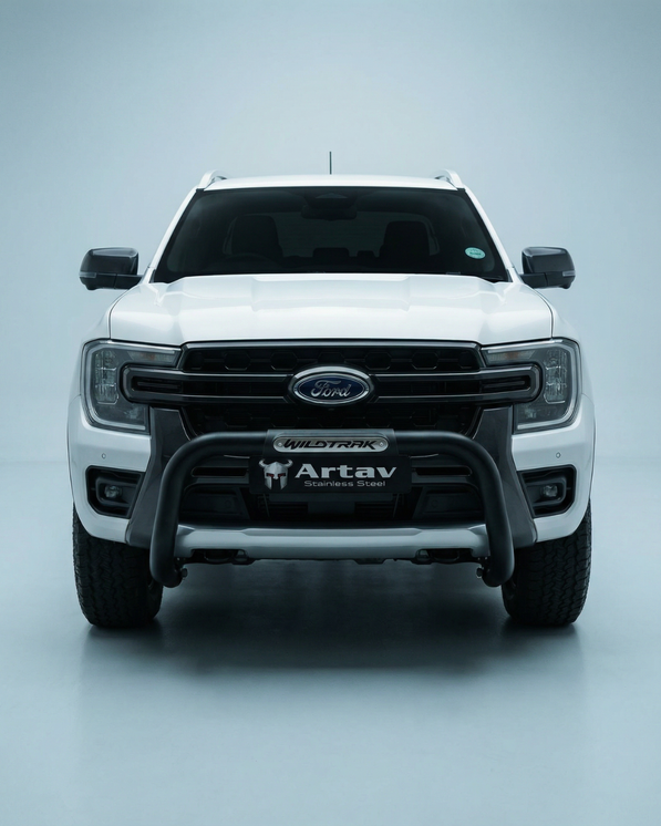 Artav Ford Ranger Next Gen Wildtrak PDC Nudge Bar Black (New Decal Design) (New Design)