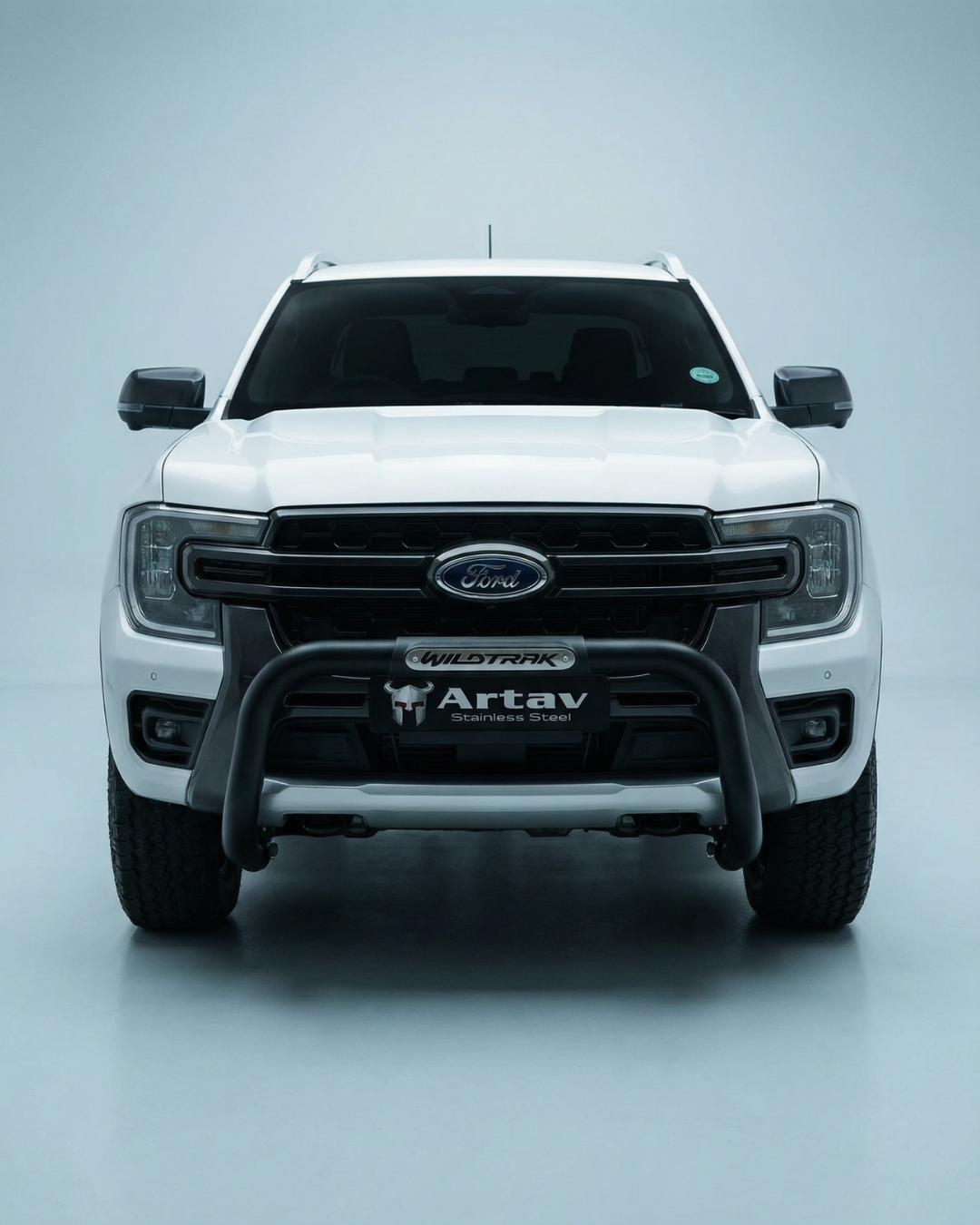 Artav Ford Ranger Next Gen Wildtrak PDC Nudge Bar Black (New Decal Design) (New Design)