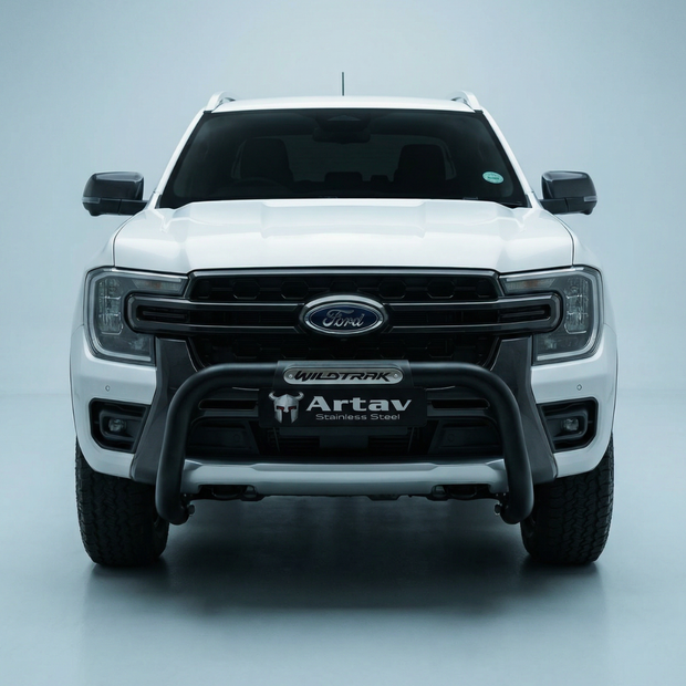 Artav Ford Ranger Next Gen Wildtrak PDC Nudge Bar Black (New Decal Design) (New Design)