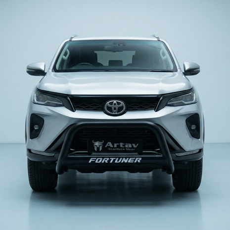 Artav Toyota Fortuner Nudge Bar Black - Fits Facelift VX Model 2023