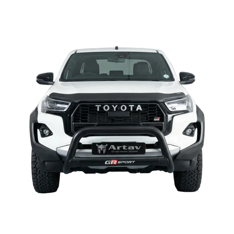 Artav Toyota Hilux GR-S3 (GR Sport) Nudge Bar Black (Includes Top Support Brackets)