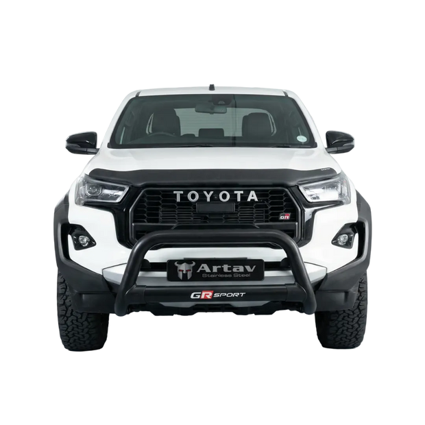 Artav Toyota Hilux GR-S3 (GR Sport) Nudge Bar Black (Includes Top Support Brackets)
