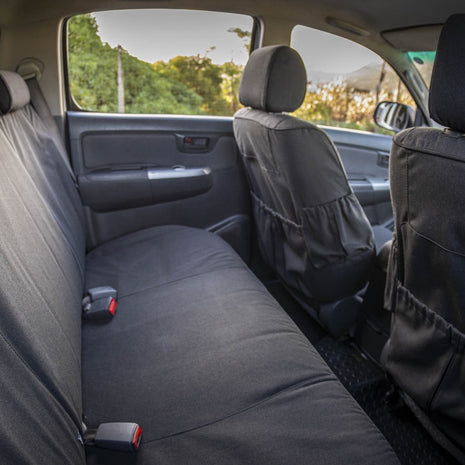 Ford Ranger Tougher Canvas Seat Covers – Single & Double Cab (T6, T7 & Next Gen) with Centre Console Cover