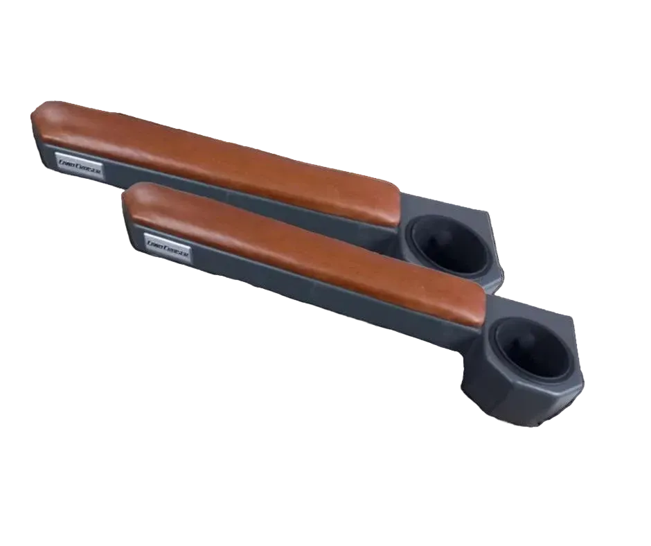 LAND CRUISER 79 Series Armrest & cupholder [Grey/Brown-Red/Brown/Black] (magnetic)