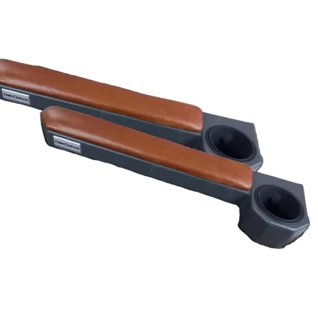 LAND CRUISER 79 Series Armrest & cupholder [Grey/Brown-Red/Brown/Black] (magnetic)