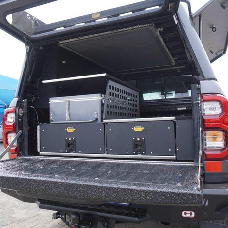 Zambezi Twin Drawer System – VW Amarok (Heavy-Duty Load Bin Storage Solution)