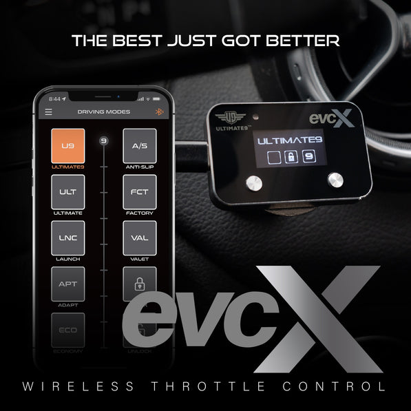 Ultimate9 evcX Throttle Controller | Toyota, Ford, Isuzu, Suzuki, Volkswagen & Ineos