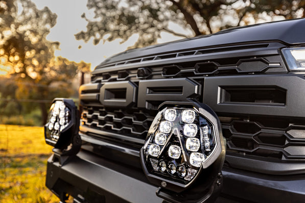 Hella Antares 9” LED Driving Lights Combo Set | High-Performance Spotlights with DRL