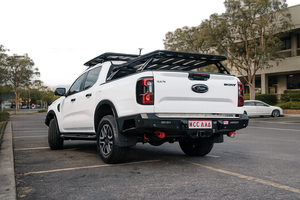 MCC Rocker Rear Steel Bumper with Towbar – Ford Ranger Next Gen – 2023–Current