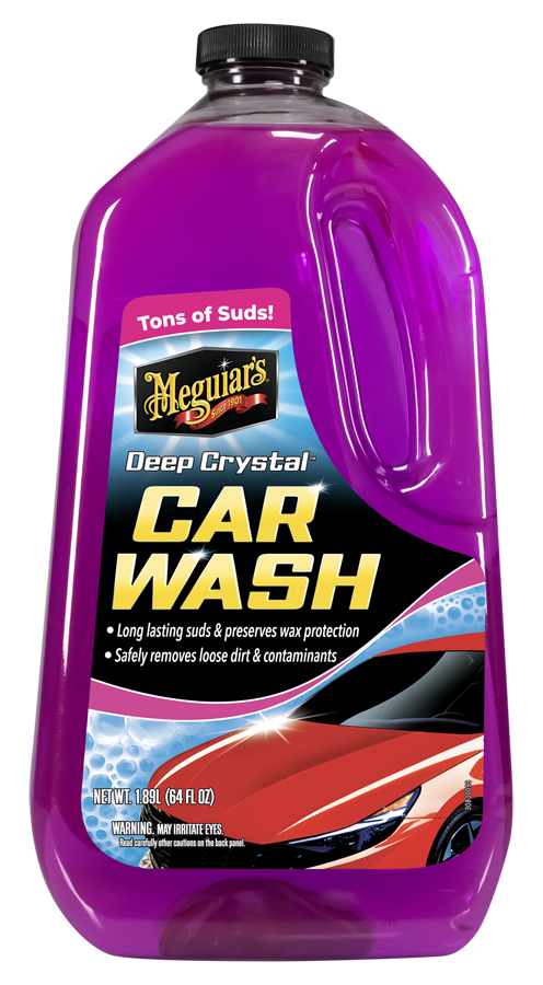 Meguiar’s Deep Crystal Car Wash – pH Neutral Shampoo (1.89L)