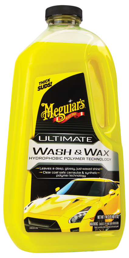 Meguiar’s Ultimate Wash & Wax – Carnauba & Polymer Car Shampoo (1.42L)