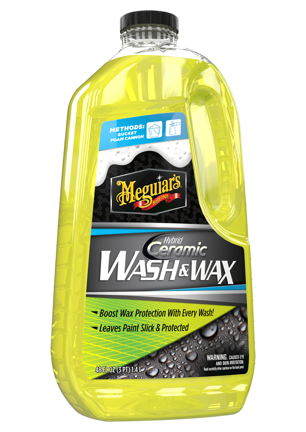 Meguiar’s Hybrid Ceramic Wash & Wax – SiO2 Car Shampoo (1.42L)