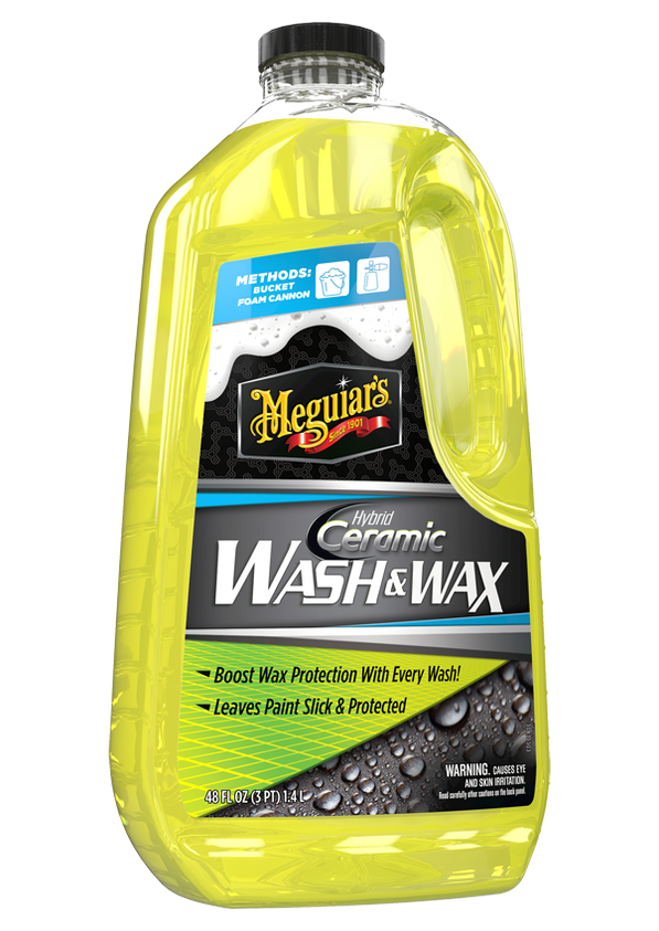 Meguiar’s Hybrid Ceramic Wash & Wax – SiO2 Car Shampoo (1.42L)