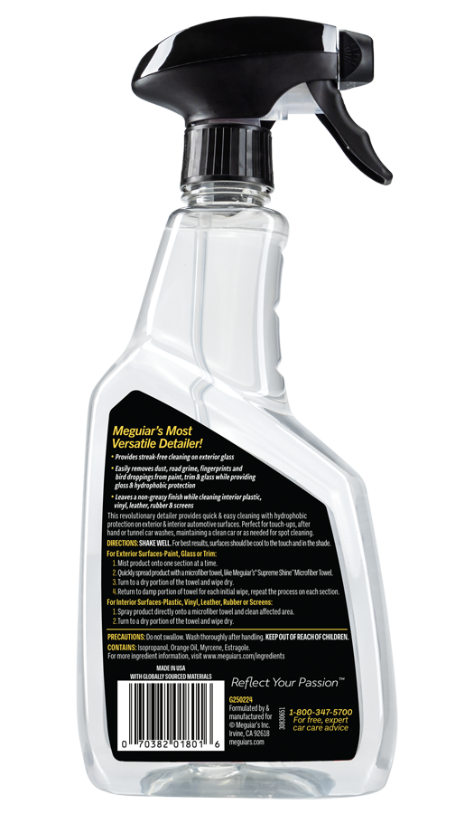 Meguiar’s Paint, Dash & Glass Detailer – Inside & Out Spray (710ml)