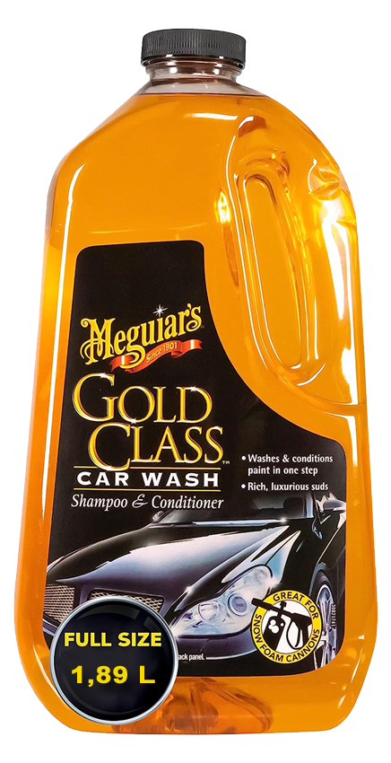 Meguiar’s Gold Class Car Wash Shampoo & Conditioner – Premium pH Neutral (1.89L)