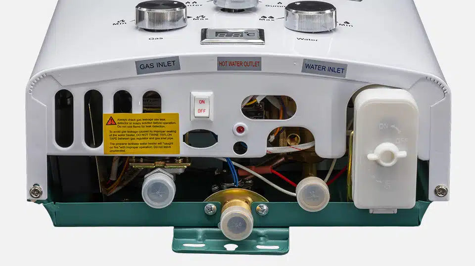 JSD-P09 6L Tankless Gas Water Heater | Portable LPG Instant Hot Water System