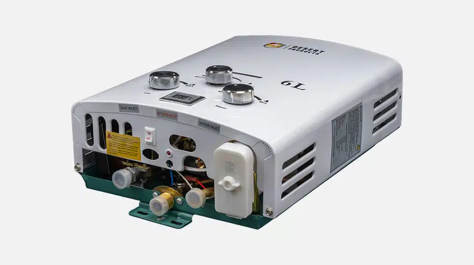 JSD-P09 6L Tankless Gas Water Heater | Portable LPG Instant Hot Water System
