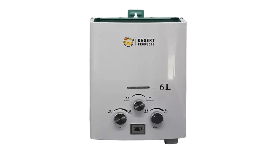 JSD-P09 6L Tankless Gas Water Heater | Portable LPG Instant Hot Water System