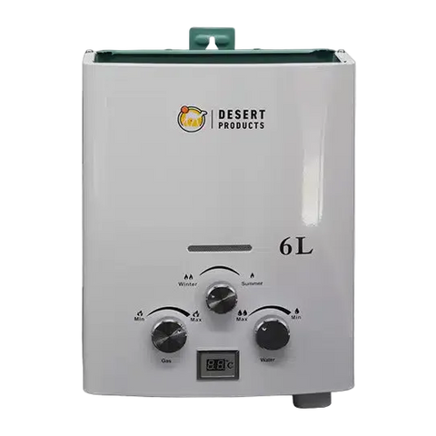 JSD-P09 6L Tankless Gas Water Heater | Portable LPG Instant Hot Water System