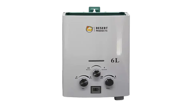 JSD-P09 6L Tankless Gas Water Heater | Portable LPG Instant Hot Water System