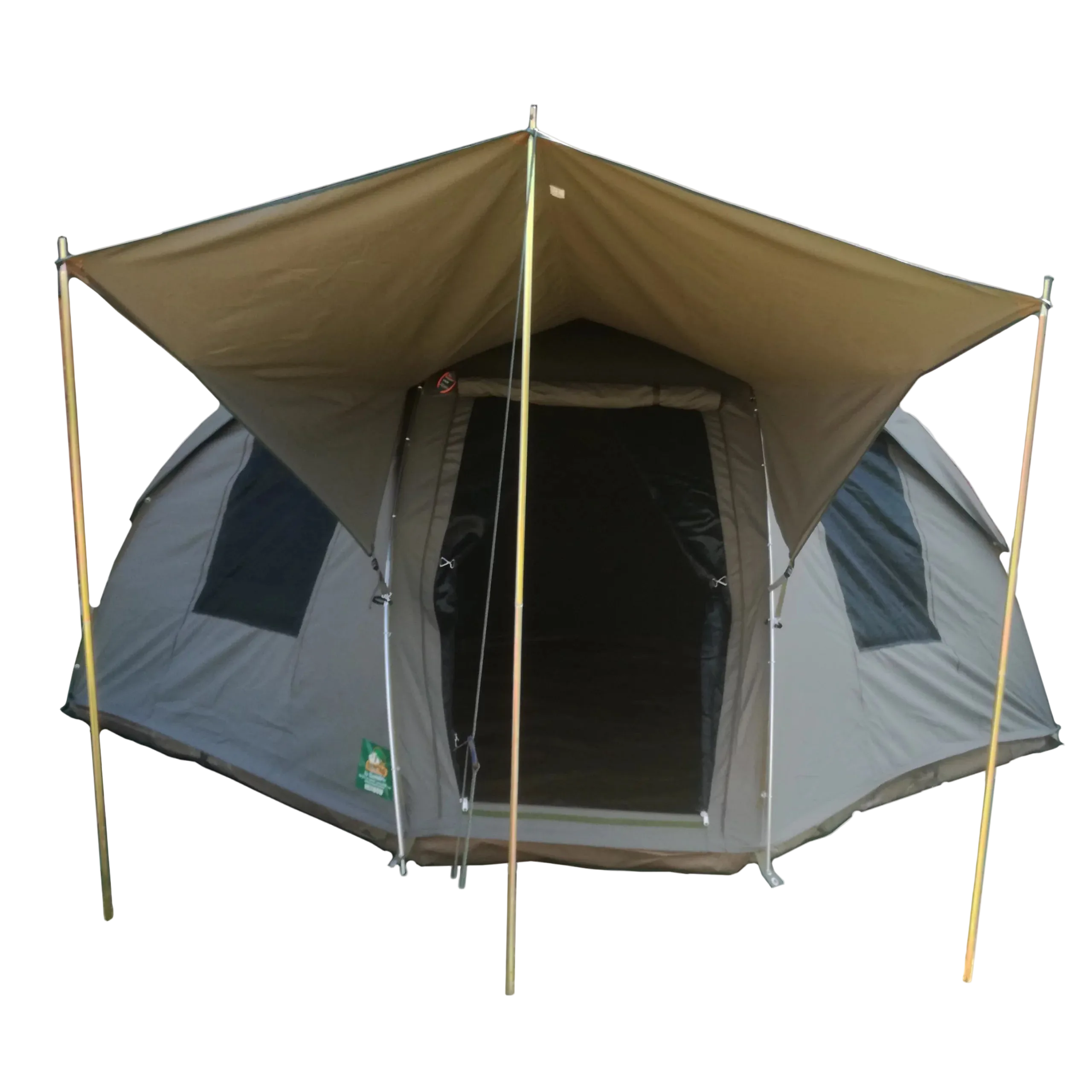 Safari Hexi Bow Tent 4.8m x 3.6m – Heavy Duty Canvas Camping & Overlanding Tent | 4x4 Safari Tent South Africa