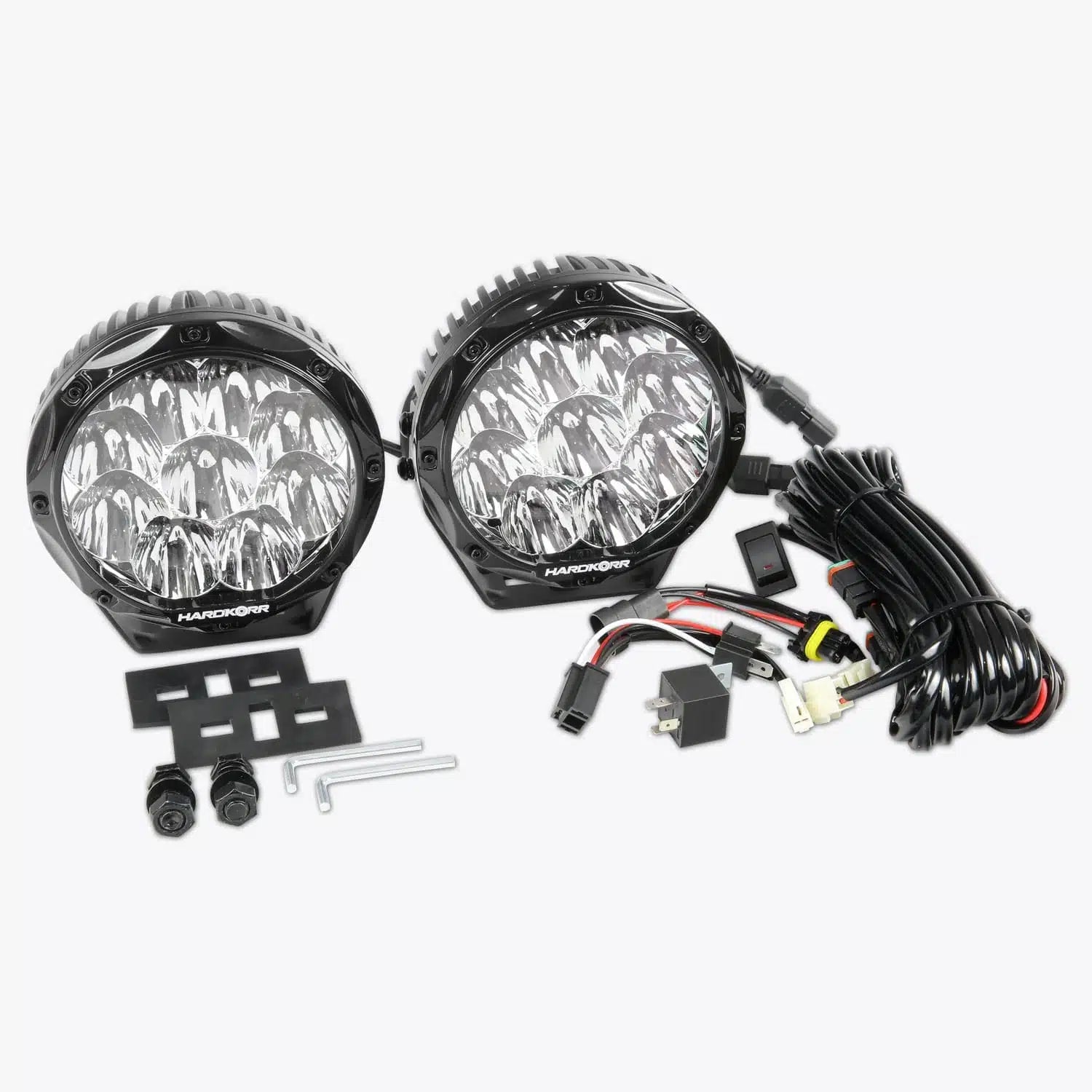 Hardkorr Lifestyle LED Driving Lights – 7” & 8.5” Budget 4x4 Spotlights (Pair)