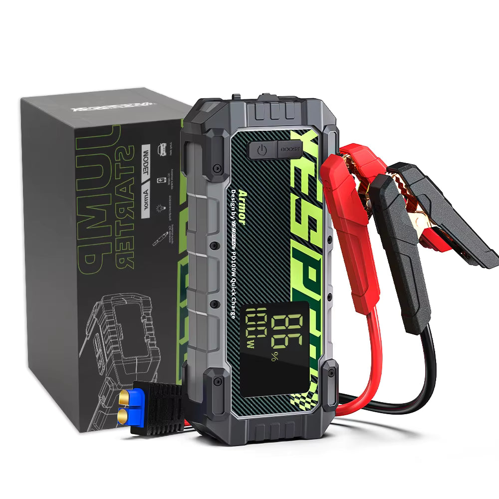 Yesper Armour 3000A Jump Starter – 12V Heavy Duty Power Bank (20 000mAh)