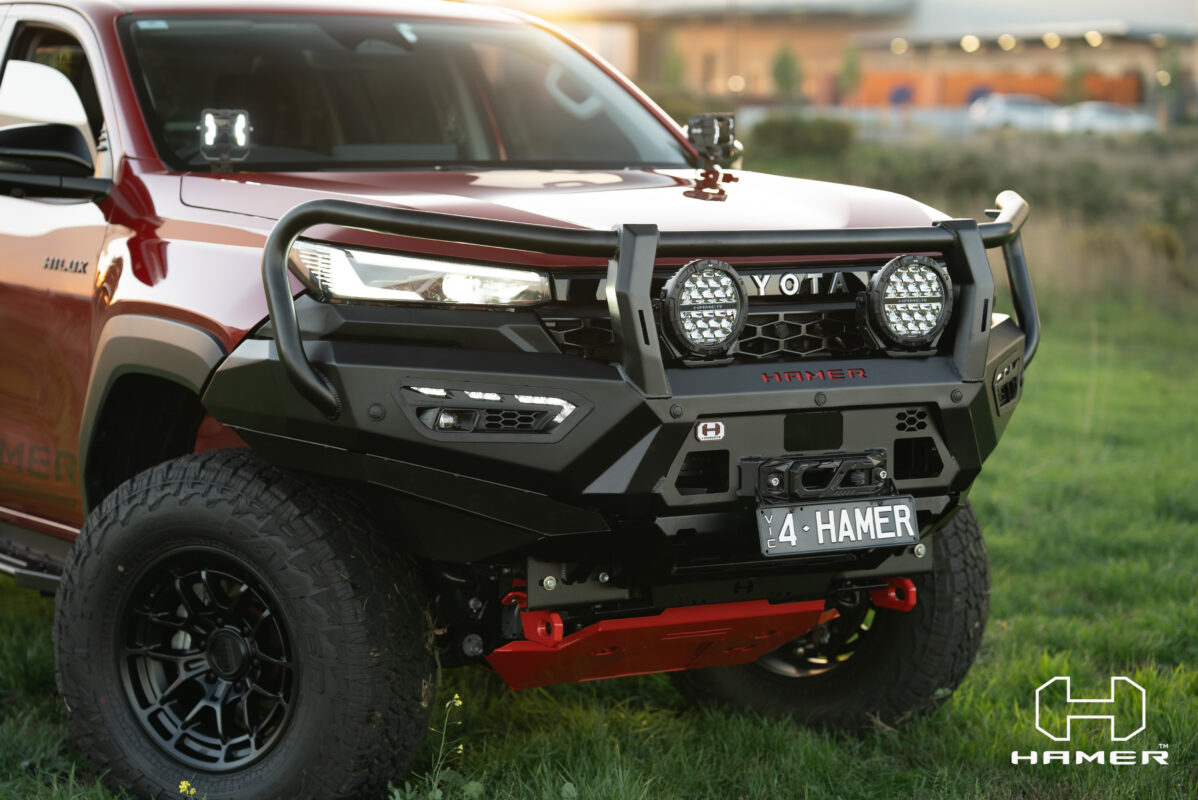 Hamer Series Bull Bars – Premium 4x4 Protection (Toyota Hilux, Prado 250, Prado 150, Land Cruiser 79/70, FJ Cruiser, LC300, VX200)