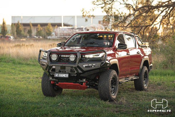 Hamer Series Bull Bars – Premium 4x4 Protection (Toyota Hilux, Prado 250, Prado 150, Land Cruiser 79/70, FJ Cruiser, LC300, VX200)
