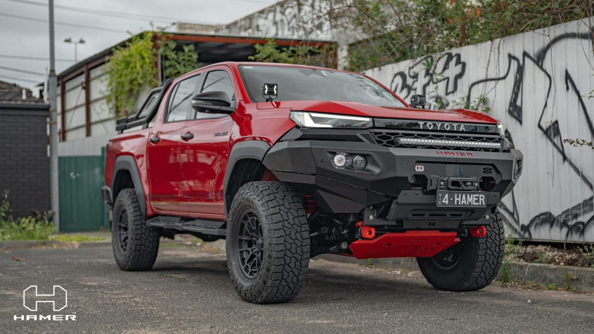 Hamer Series Bull Bars – Premium 4x4 Protection (Toyota Hilux, Prado 250, Prado 150, Land Cruiser 79/70, FJ Cruiser, LC300, VX200)