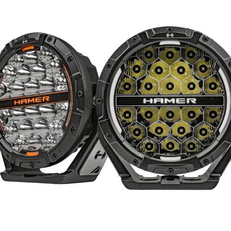Hamer Luminos Series 7” & 9” LED Spot Lights | High Power Off-Road Driving Lights