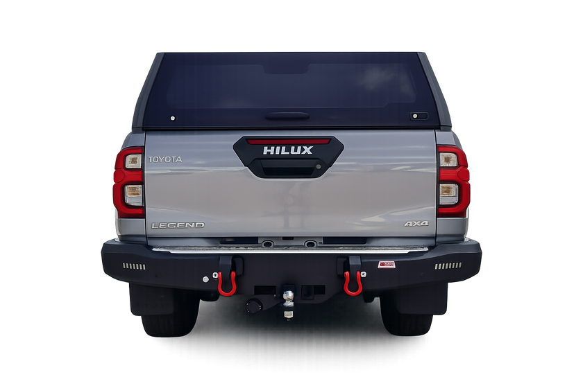 MCC Rocker Rear Steel Bumper with Towbar – Toyota Hilux GD6 – 2016–Current