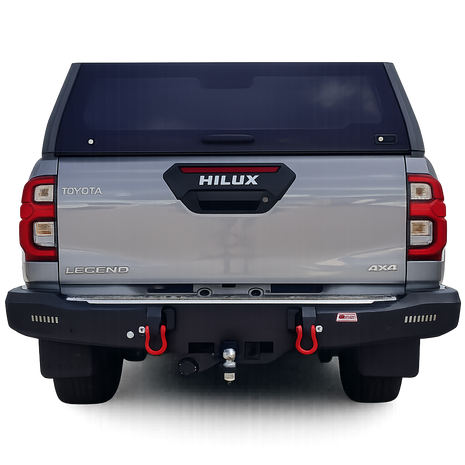 MCC Rocker Rear Steel Bumper with Towbar – Toyota Hilux GD6 – 2016–Current
