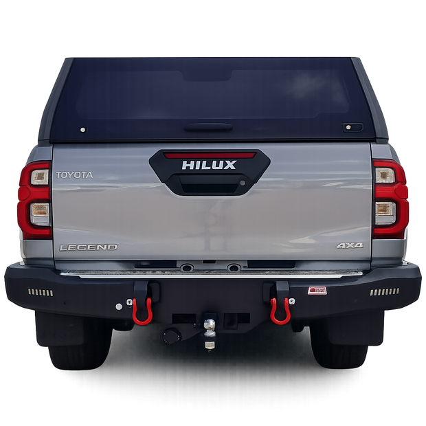 MCC Rocker Rear Steel Bumper with Towbar – Toyota Hilux GD6 – 2016–Current