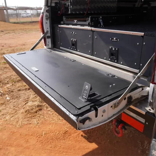 Tailgate Storage Box – Toyota Hilux Revo (Lockable Aluminium Storage System)