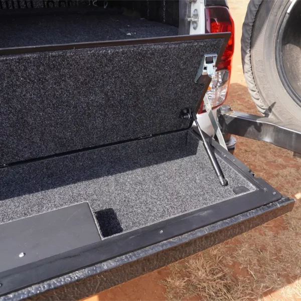 Tailgate Storage Box – Toyota Hilux Revo (Lockable Aluminium Storage System)