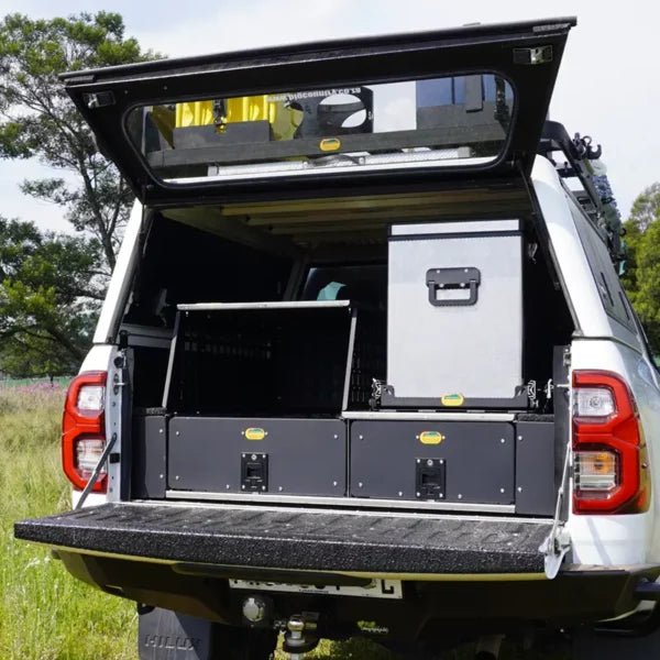 Zambezi Twin Drawer System – Toyota Hilux Revo (Heavy-Duty Load Bin Storage Solution)